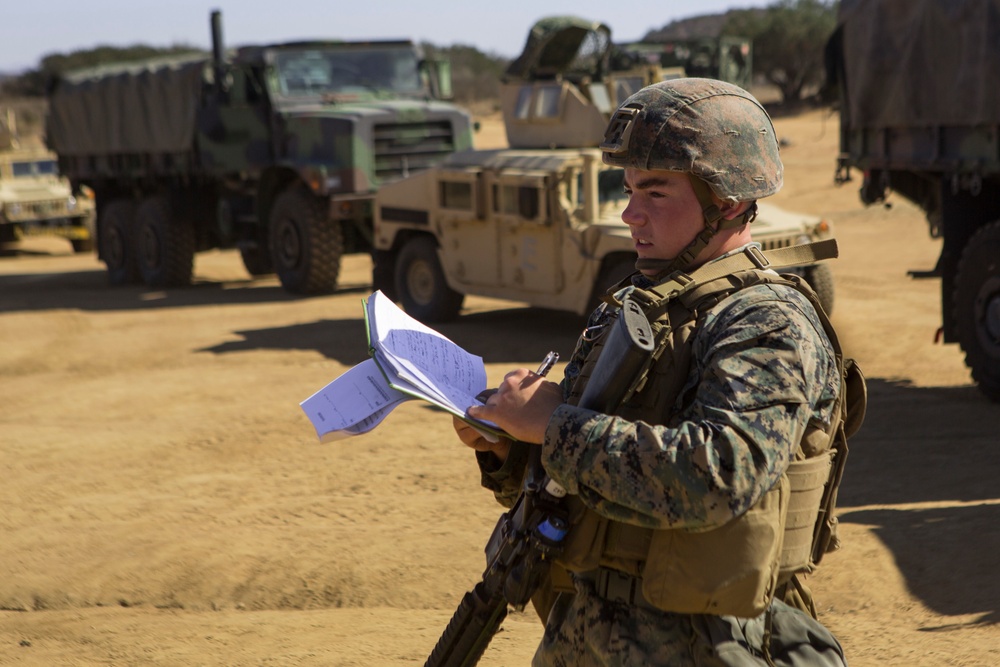 1st Transportation Battalion Field Exercise