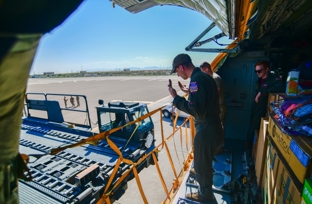 Team Fairchild delivers supplies for refugees at Holloman AFB