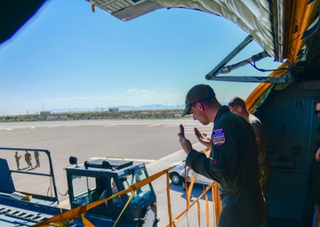 Team Fairchild delivers supplies for refugees at Holloman AFB