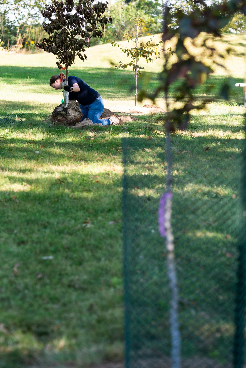 Wright-Patt Plants 26 Trees for National Public Lands Day