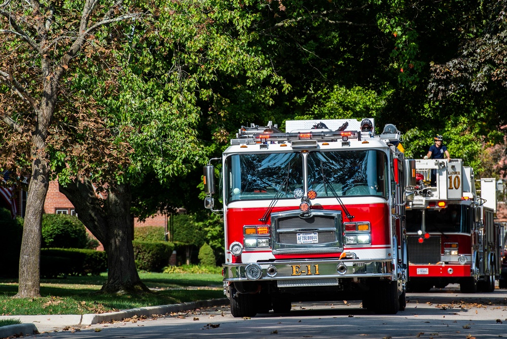 788 CES Fire Dept hosts parade to kick off Fire Prevention Month