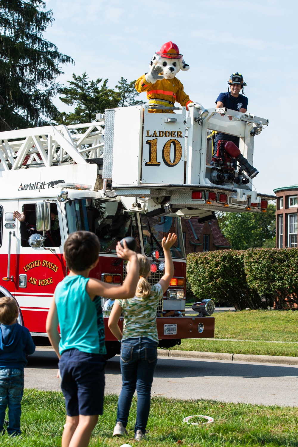 788 CES Fire Dept hosts parade to kick off Fire Prevention Month