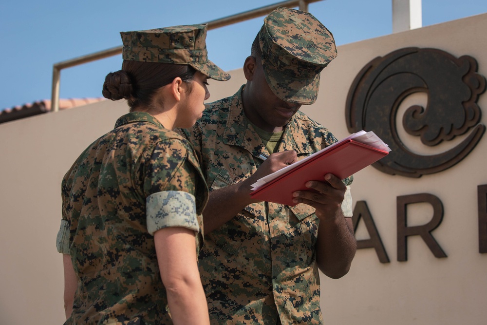 Cpl. Eason Reenlistemnt Ceremony