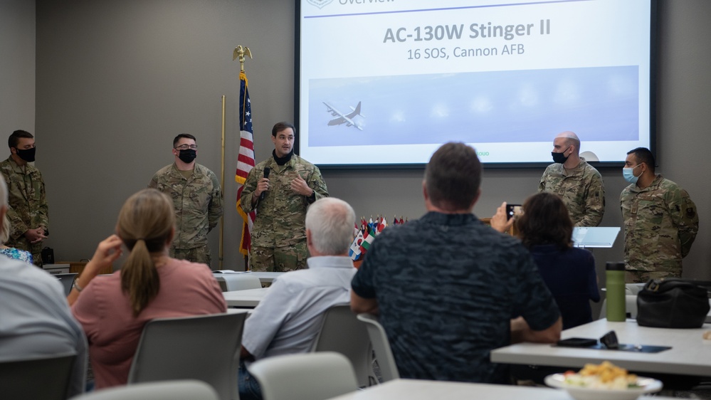 27th SOW gunship aircrew engage communities during High Sky CAF AIRSHO 2021
