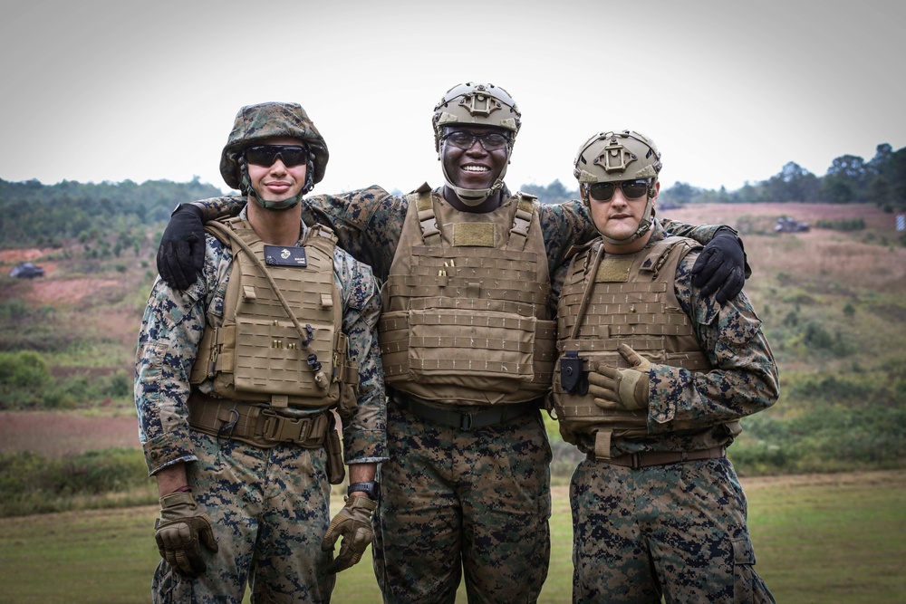 CBIRF Marines Conduct Crew Served Weapons range.