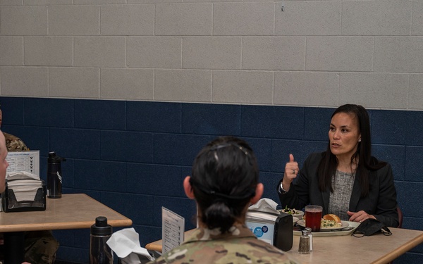 Under Secretary of the Air Force Gina Ortiz Jones visits BMT