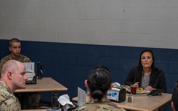 Under Secretary of the Air Force Gina Ortiz Jones visits BMT