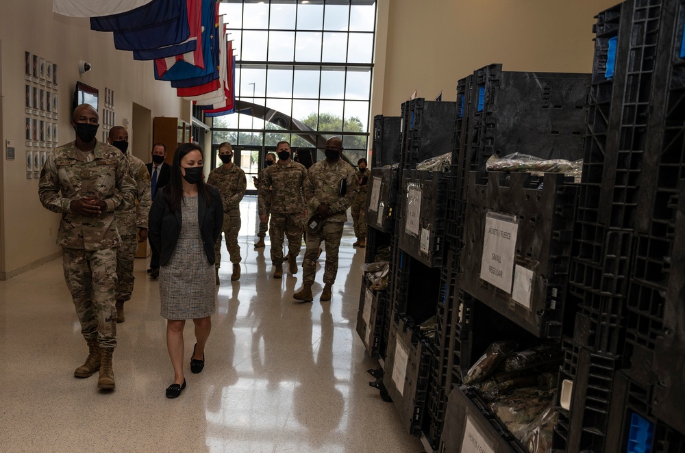 Under Secretary of the Air Force Gina Ortiz Jones visits BMT