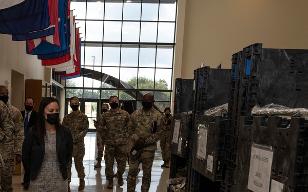 Under Secretary of the Air Force Gina Ortiz Jones visits BMT