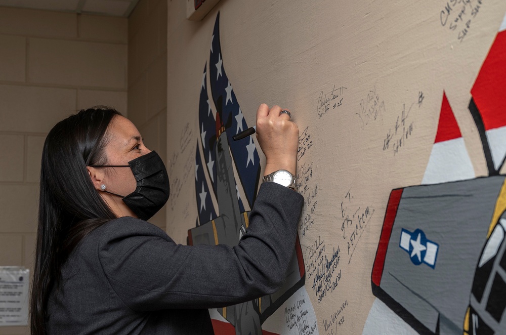 Under Secretary of the Air Force Gina Ortiz Jones visits BMT