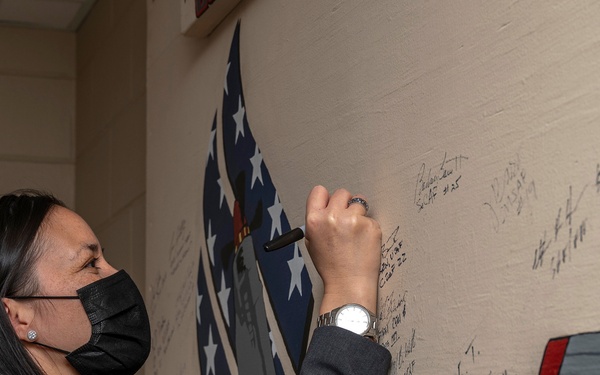 Under Secretary of the Air Force Gina Ortiz Jones visits BMT