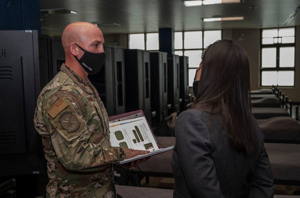 Under Secretary of the Air Force Gina Ortiz Jones visits BMT