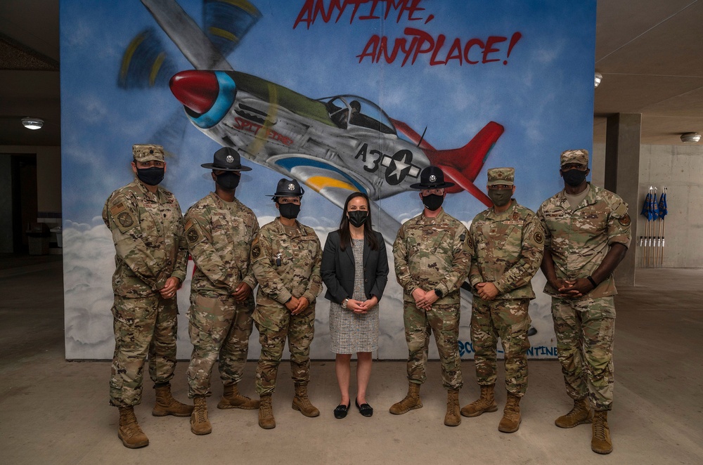 Under Secretary of the Air Force Gina Ortiz Jones visits BMT