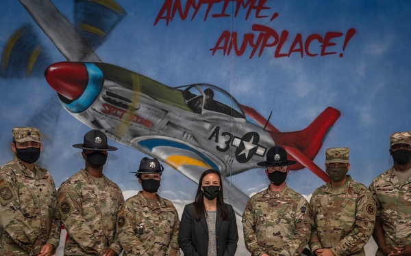 Under Secretary of the Air Force Gina Ortiz Jones visits BMT