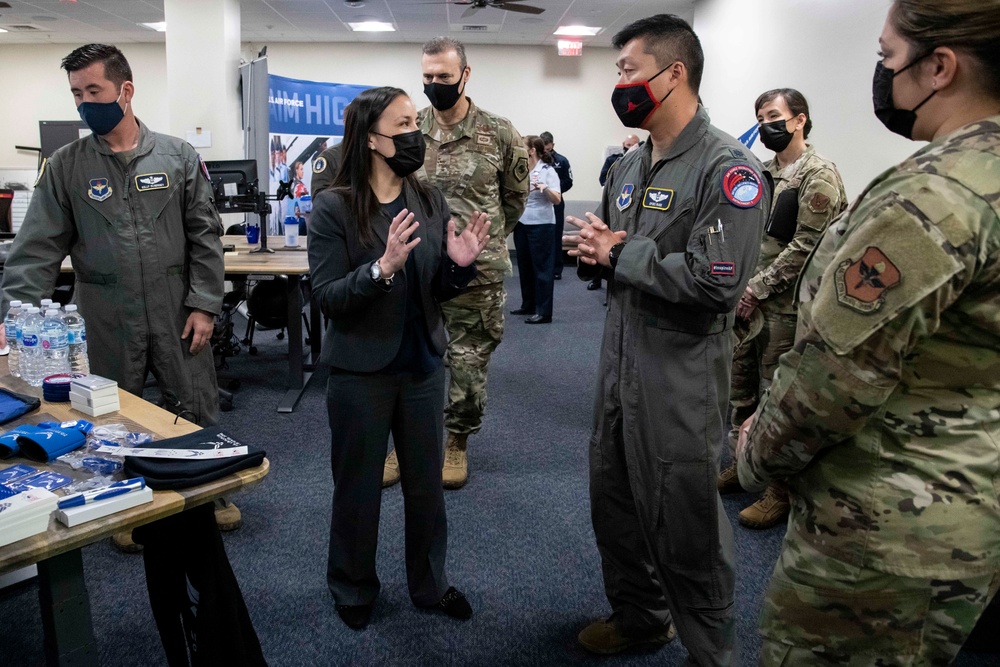 USECAF Gina Ortiz Jones Visits Joint Base San Antonio