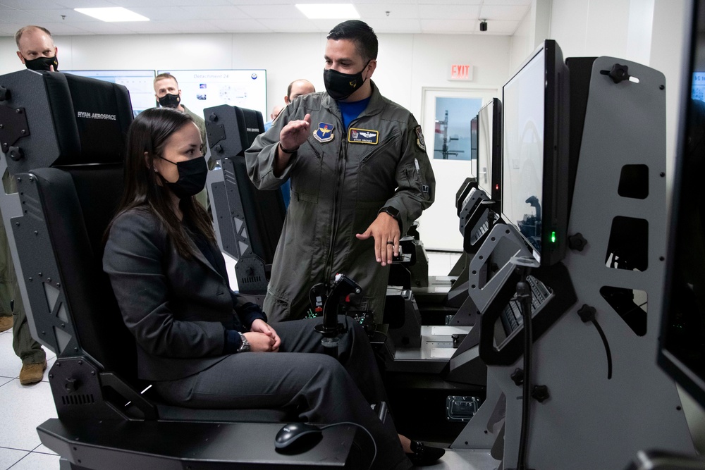 USECAF Gina Ortiz Jones Visits Joint Base San Antonio
