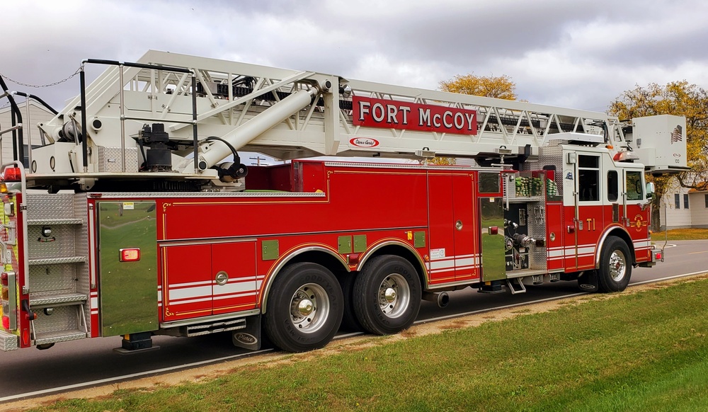 Fort McCoy firefighters support National Fire Prevention Month 2021