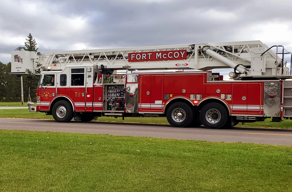 Fort McCoy firefighters support National Fire Prevention Month 2021