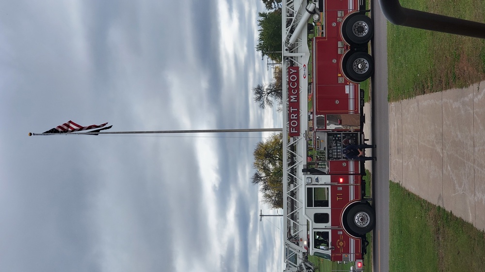 Fort McCoy firefighters support National Fire Prevention Month 2021