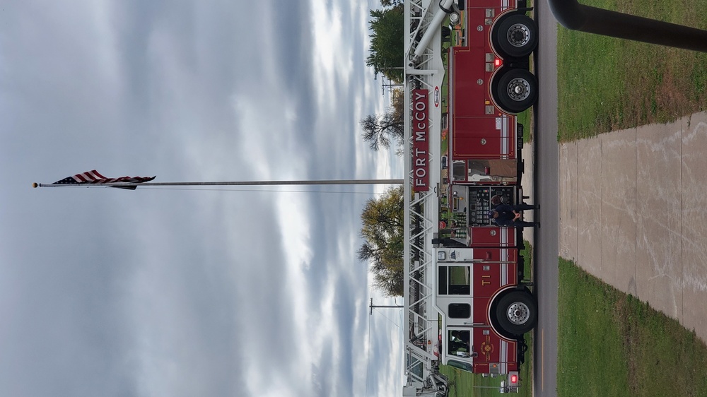 Fort McCoy firefighters support National Fire Prevention Month 2021