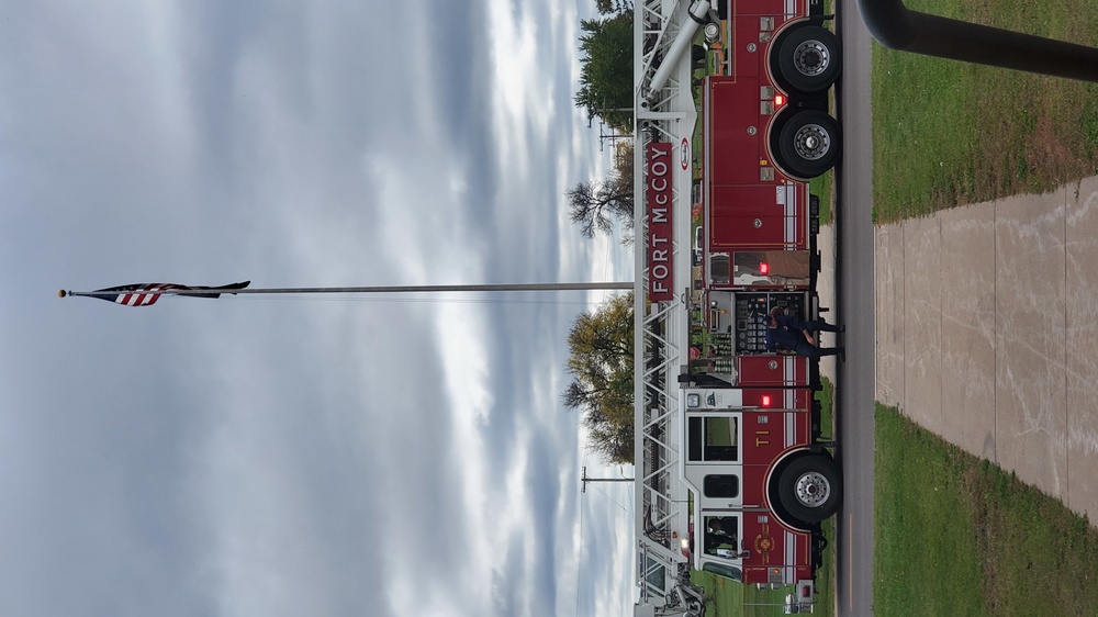 Fort McCoy firefighters support National Fire Prevention Month 2021