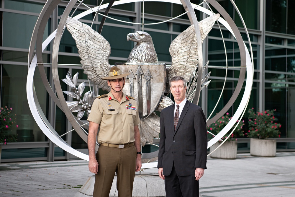 Defence Attache - Head of Australian Defence Staff Major General Andrew Freeman AM Visit to DTRA