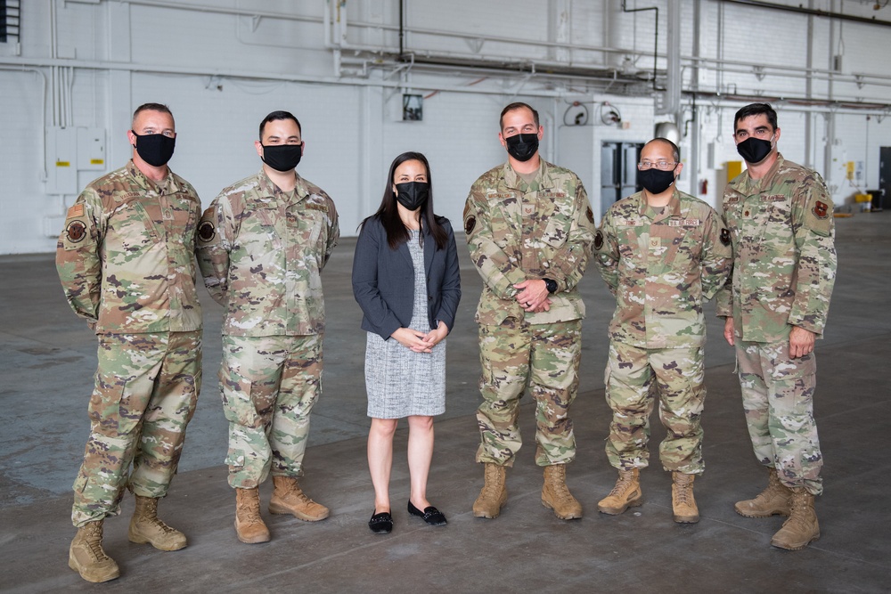 Under Secretary of the Air Force Gina Ortiz Jones visit