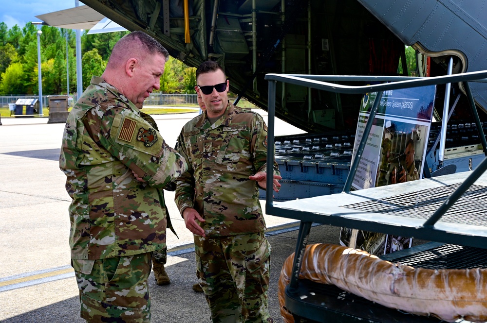 18th Air Force command chief visits LRAFB