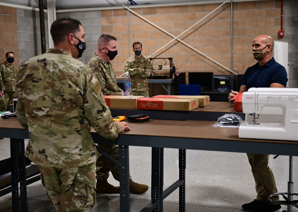 18th Air Force command chief visits LRAFB