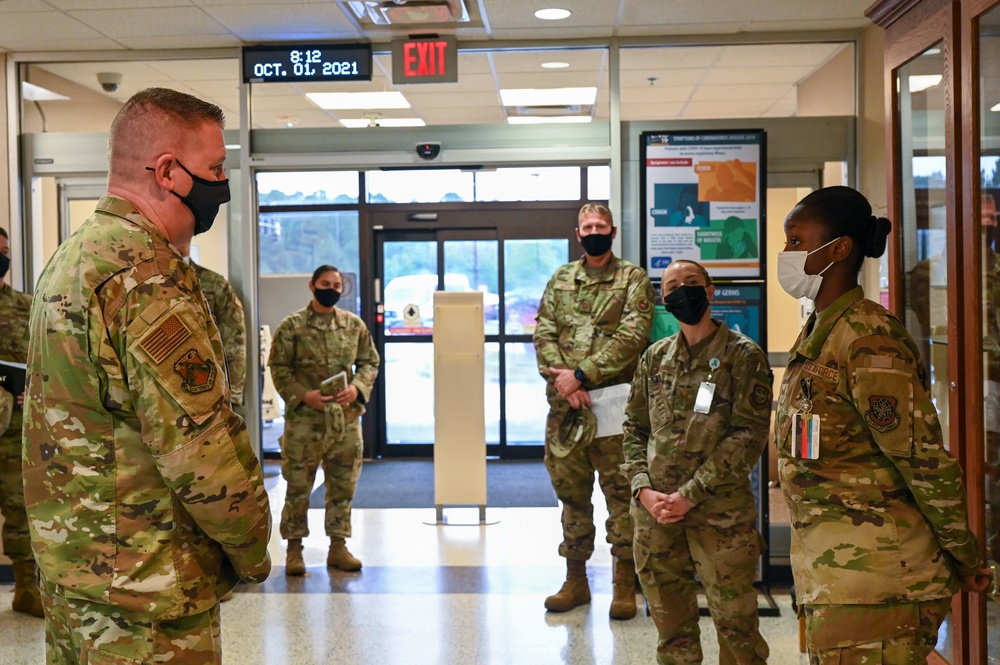 18th Air Force command chief visits LRAFB