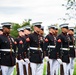 Military Funeral Honors with Funeral Escort are Conducted for U.S. Marine Corps Sgt. Fred Farris in Section 62