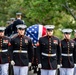 Military Funeral Honors with Funeral Escort are Conducted for U.S. Marine Corps Sgt. Fred Farris in Section 62