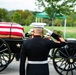 Military Funeral Honors with Funeral Escort are Conducted for U.S. Marine Corps Sgt. Fred Farris in Section 62