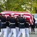 Military Funeral Honors with Funeral Escort are Conducted for U.S. Marine Corps Sgt. Fred Farris in Section 62