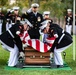 Military Funeral Honors with Funeral Escort are Conducted for U.S. Marine Corps Sgt. Fred Farris in Section 62