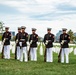 Military Funeral Honors with Funeral Escort are Conducted for U.S. Marine Corps Sgt. Fred Farris in Section 62