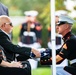 Military Funeral Honors with Funeral Escort are Conducted for U.S. Marine Corps Sgt. Fred Farris in Section 62