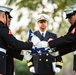 Military Funeral Honors with Funeral Escort are Conducted for U.S. Marine Corps Sgt. Fred Farris in Section 62