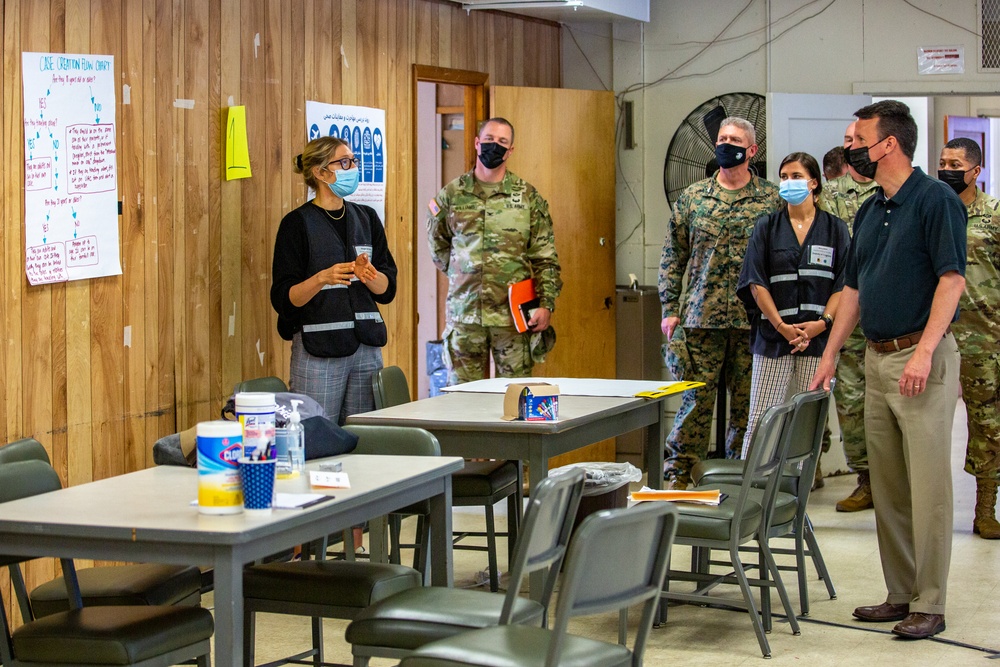 Congressman Ben Cline Visits Fort Pickett