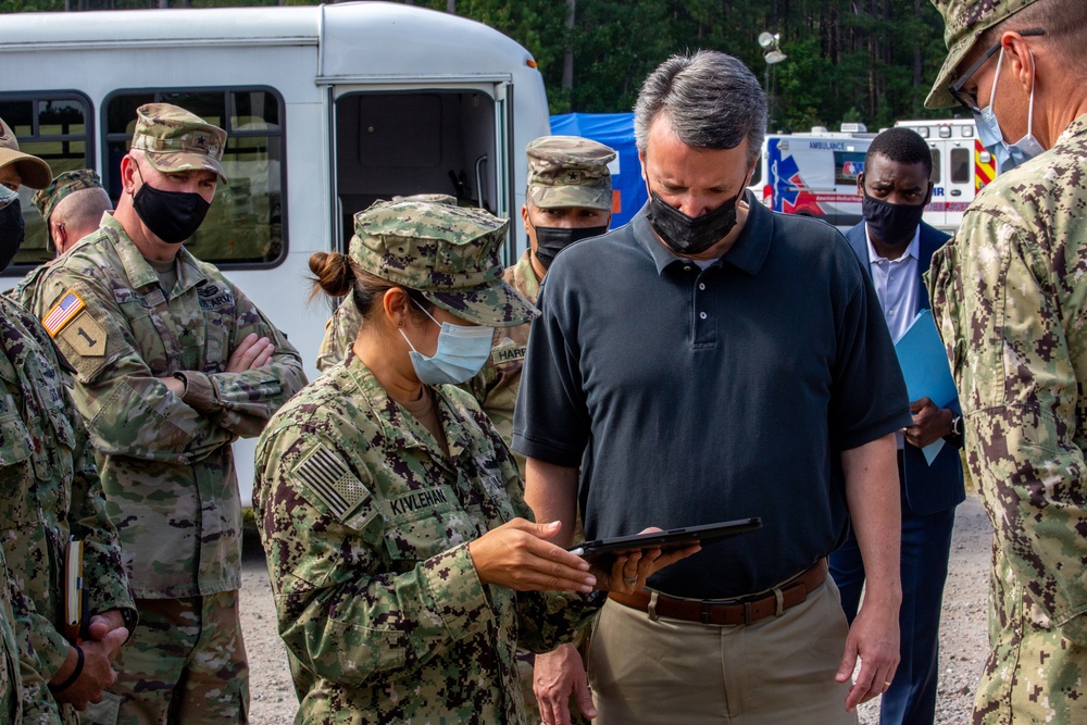 Congressman Ben Cline Visits Fort Pickett