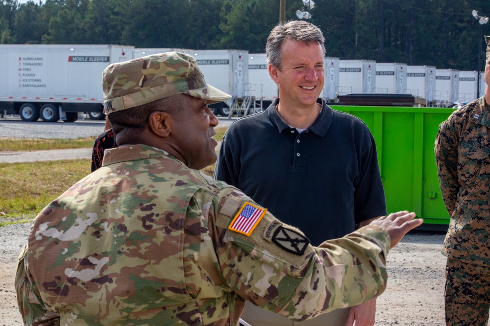 Congressman Ben Cline Visits Fort Pickett