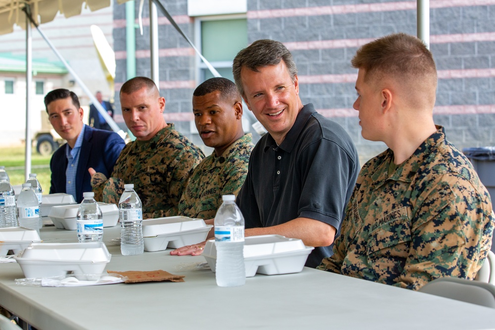 Congressman Ben Cline Visits Fort Pickett