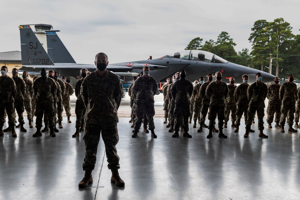 Fighter Generation Squadrons Activation Ceremony, 4th AMXS, 704th AMXS Inactivation Ceremony,
