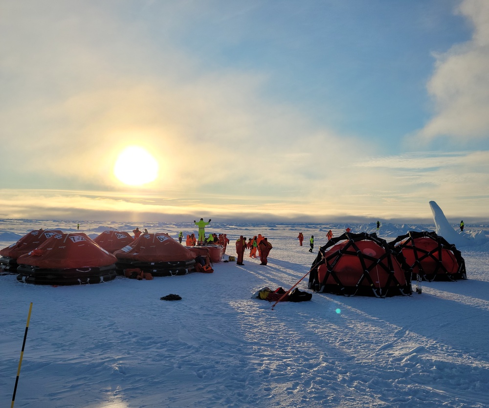 Coast Guard participates in international search and rescue exercise at North Pole