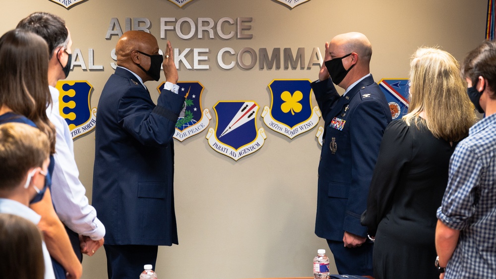 Col. Weiford promotion ceremony