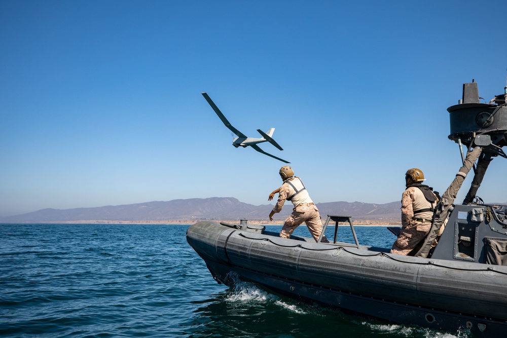 1st Recon tests Puma off-shore