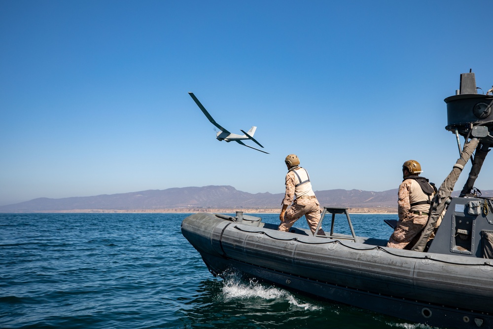 1st Recon tests Puma off-shore