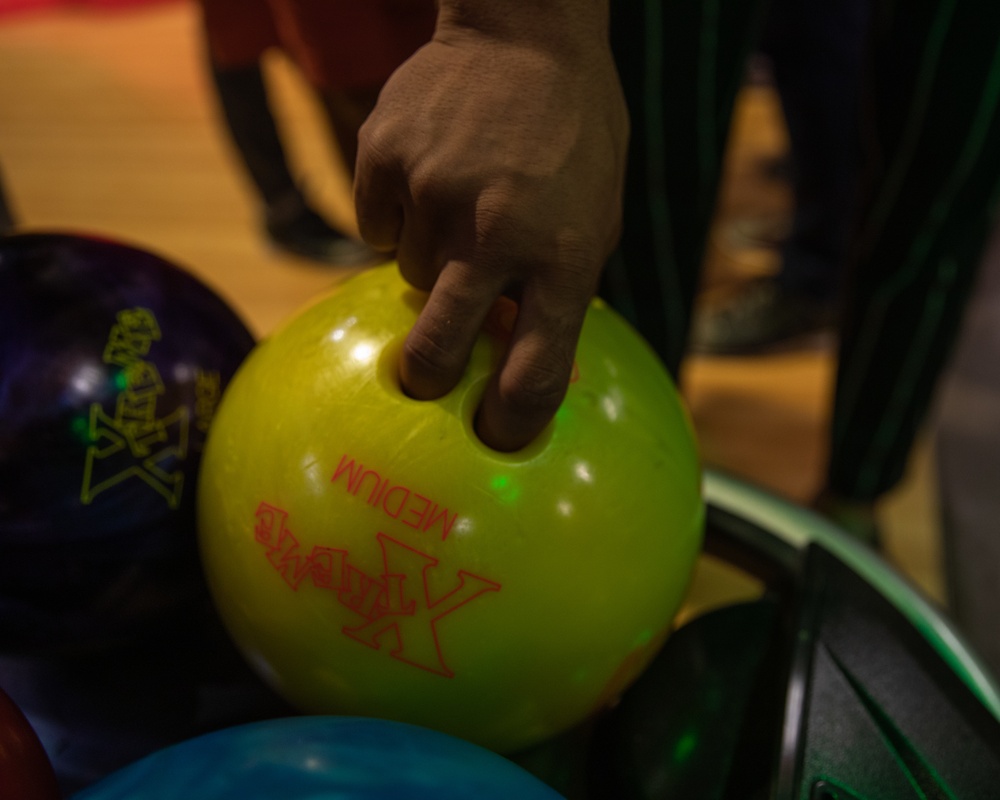 Soldiers Bowl with Afghan Personnel