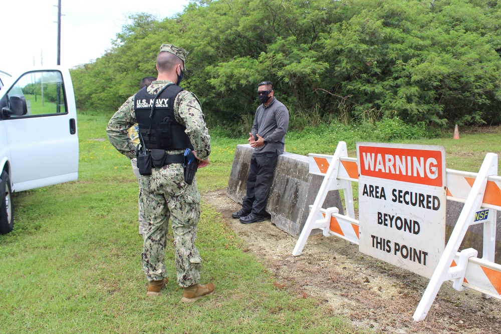 Naval Base Guam Trains During C-sUAS and Suspicious Package Events
