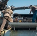 CH-53E Super Stallion maintenance aboard USS Portland